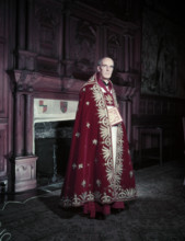 The Reverend Alan Campbell Don, Dean of Westminster, Coronation of Elizabeth II, 1953. Creator: Arthur Charles Kirby Ware.