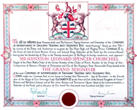 Certificate of the Hudson's Bay Company, 1955. Creator: Arthur Charles Kirby Ware.