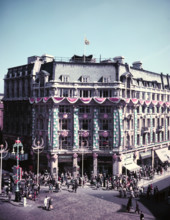 Oxford Circus, London, on the day of the coronation of Elizabeth II, 1953. Creator: Arthur Charles Kirby Ware.