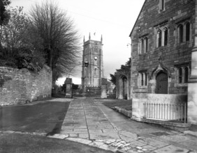 Church, Chew Magna, Somerset, c1955. Creator: Arthur Charles Kirby Ware.