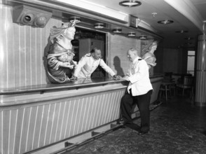 Bar on board a ship, c1955. Creator: Arthur Charles Kirby Ware.