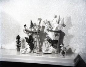 Christmas decorations, c1955. Creator: Arthur Charles Kirby Ware.