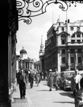 The National Gallery from Pall Mall, London, 1950s.  Creator: Arthur Charles Kirby Ware.