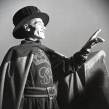 Yeoman Warder, Tower of London, c1955. Creator: Arthur Charles Kirby Ware.