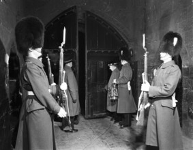 Ceremony of the Keys, Tower of London, c1955. Creator: Arthur Charles Kirby Ware.