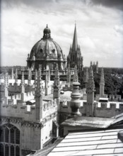 Radcliffe Camera and spire of St Mary's, Oxford, c1955. Creator: Arthur Charles Kirby Ware.