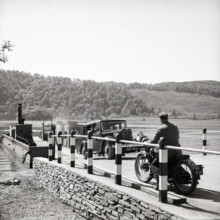 Car ferry, Lake Windermere, Lake District, c1955.  Creator: Arthur Charles Kirby Ware.
