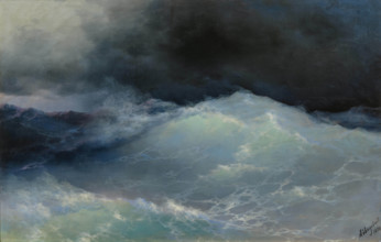 Waves on the high seas, 1898. Creator: Aivazovsky, Ivan Konstantinovich (1817-1900).