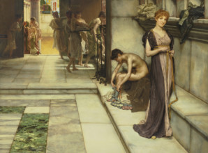 Apodyterium, 1886. Creator: Alma-Tadema, Sir Lawrence (1836-1912).