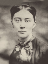 Portrait of the painter Mary Cassatt, c1867. Creator: Alphonse J. Liébert & Co., Paris .