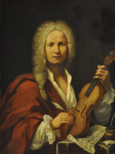 Portrait of a violinist (Antonio Vivaldi?), c1723. Creator: Anonymous.