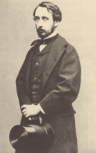 Portrait of the painter Edgar Degas (1834-1917), c1865. Creator: Anonymous.