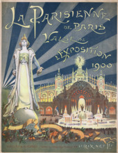 La Parisienne de Paris. Exposition universelle de 1900, 1900. Creator: Anonymous.