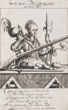 Gesche Meiburg (1581-1617), 1615. Creator: Anonymous.