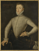 Portrait of Charles Stuart, 5th Earl of Lennox (1557-1576), 1573. Creator: Anonymous.