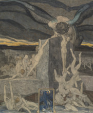 Ode to Dante, 1920. Creator: Bayros, Franz von (1866-1924).