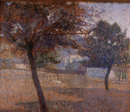 August, orchard in Pont-Aven, 1886. Creator: Bernard, Émile (1868-1941).