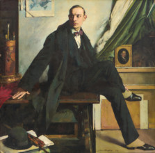 In the painter's studio, 1912. Creator: Bicchi, Silvio (1874-1948).