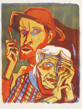 Mother and I, 1920. Creator: Böckstiegel, Peter August (1889-1951).