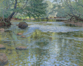 The river, 1932. Creator: Bogdanov-Belsky, Nikolai Petrovich (1868-1945).