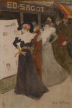 La vitrine de Sagot, 1898. Creator: Bottini, Georges Alfred (1874-1907).