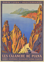 Les calanche de Piana, 1923. Creator: Broders, Roger (1883-1953).