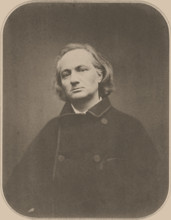 Portrait of Charles Baudelaire, 1865. Creator: Carjat, Étienne (1828-1906).