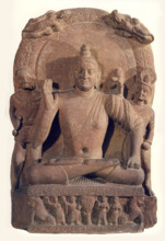 Seated Buddha, 2nd cen. AD. Creator: Central Asian Art.