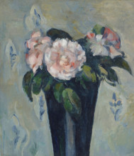 The dark blue vase, c1880. Creator: Cézanne, Paul (1839-1906).