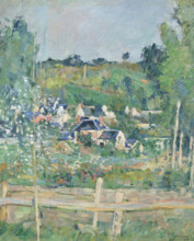 Vue d'Auvers-sur-Oise - La Barrière, c1873. Creator: Cézanne, Paul (1839-1906).