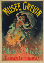 Musée Grévin, Palais des Mirages, danses lumineuses, 1911. Creator: Chéret, Jules (1836-1932).