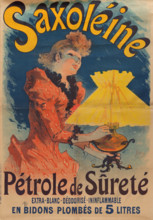 Saxoléine. Pétrole de Sûreté, 1891. Creator: Chéret, Jules (1836-1932).
