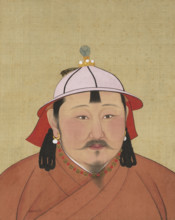 Portrait of Temür Khan (1265-1307), 14th century. Creator: Chinese Master.