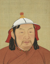 Portrait of Buyantu Khan (1285-1320), 14th century. Creator: Chinese Master.