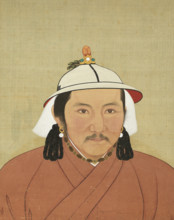 Portrait of Jayaatu Khan (1304-1332), 14th century. Creator: Chinese Master.