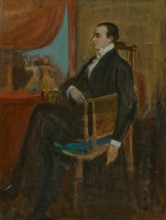 Portrait of Max Beerbohm (1872-1956), c1900. Creator: Conder, Charles (1868-1909).