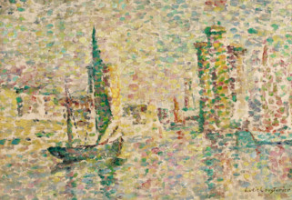 Le thonier entrant à La Rochelle, c1912. Creator: Cousturier, Lucie (1870-1925).