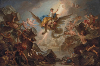 The Destruction of the Palace of Armida, 1737. Creator: Coypel, Charles-Antoine (1694-1752).