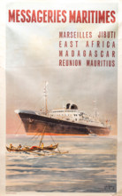 Messageries Maritimes, 1958. Creator: De Gachons, Jean (1871-1951).