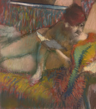 Woman reading, c1883-1885. Creator: Degas, Edgar (1834-1917).