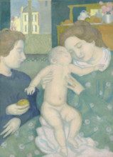 Mother and Child with Apple (Maternité à la pomme), 1897. Creator: Denis, Maurice (1870-1943).