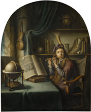 The Flute Player. Creator: Dou, Gerard (Gerrit) (1613-1675).