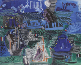Bateaux (Boats), c1930. Creator: Dufy, Raoul (1877-1953).