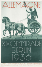 The 1936 Summer Olympics in Berlin, 1936. Creator: Dzubas, Wilhelm (Willy) (1877-1947).