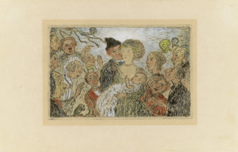 Les Péchés Capitaux (The Deadly Sins), 1888-1904. Creator: Ensor, James (1860-1949).