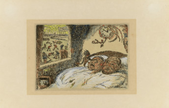 Les Péchés Capitaux (The Deadly Sins), 1888-1904. Creator: Ensor, James (1860-1949).