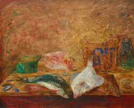 Poissons et coquillages (Fish and shellfish), 1895. Creator: Ensor, James (1860-1949).