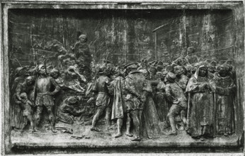 Giordano Bruno at the stake, 1888-1889. Creator: Ferrari, Ettore (1845-1929).