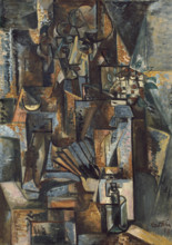 Woman with a Fan, 1917. Creator: Filla, Emil (1882-1953).