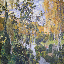 Landscape. Pavlovsk, 1915. Creator: Golovin, Alexander Yakovlevich (1863-1930).